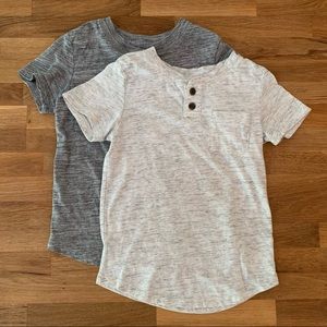 Set of two Cat & Jack Henley Shirts